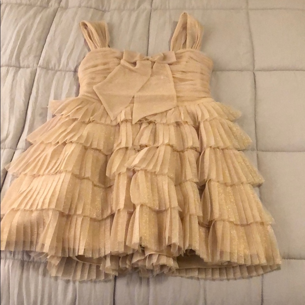 Shimmery bow dress